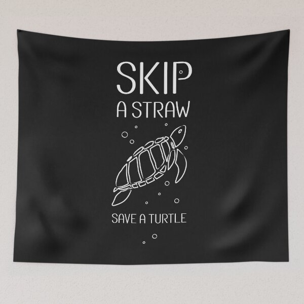 Item preview, Skip A Straw Save A Turtle  designed and sold by Maka4.