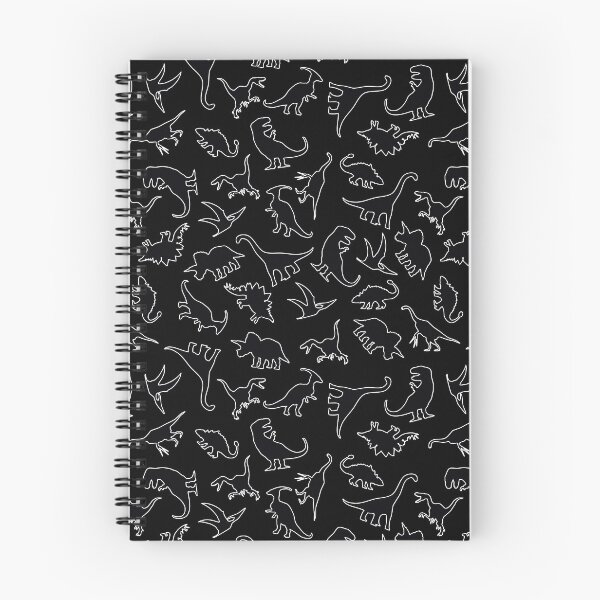 Item preview, Dinosaur Pattern Outline (White Outline) designed and sold by jezkemp.