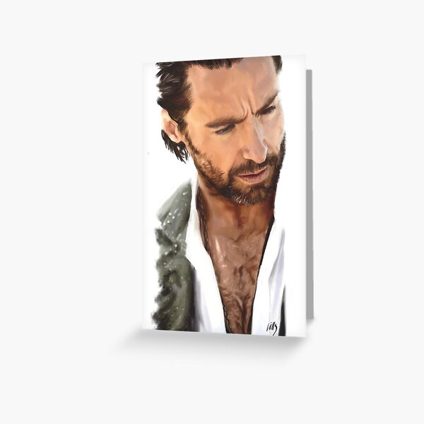 Hugh Jackman Greeting Card