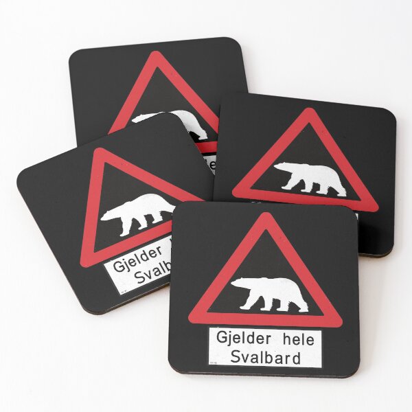 Item preview, Svalbard Polar Bear Sign - Gjelder hele Svalbard designed and sold by IncognitoMode.