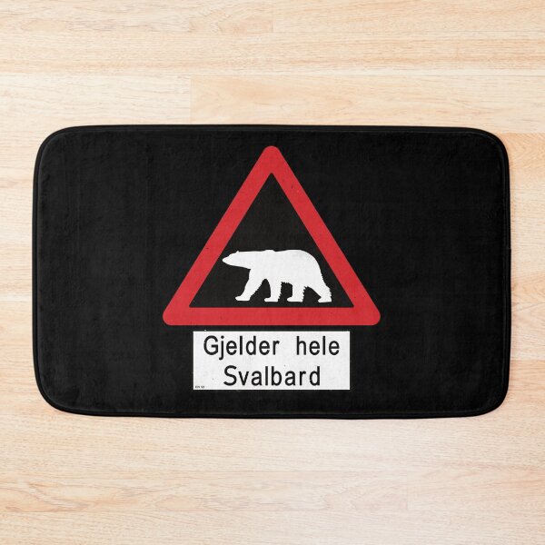 Item preview, Svalbard Polar Bear Sign - Gjelder hele Svalbard designed and sold by IncognitoMode.