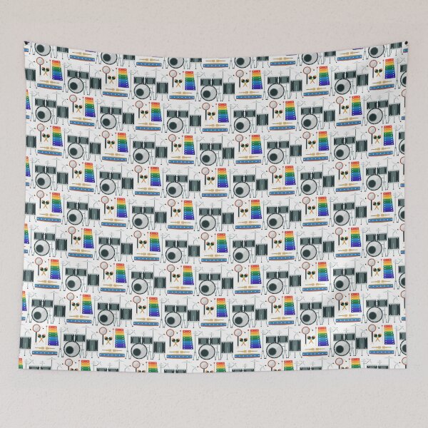 Item preview, Drummer Pattern | Drums Musician Percussion Music designed and sold by anziehend.