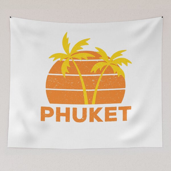 Aperçu de l'œuvre Phuket Retro créée et vendue par teesaurus.