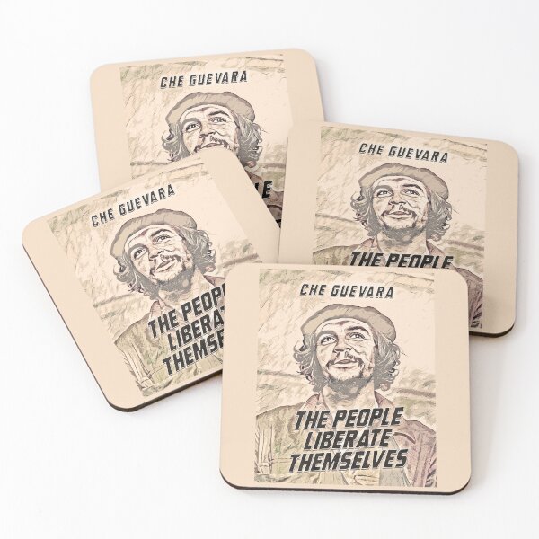 Item preview, CHE Guevara Abstract Portrait with quote designed and sold by Naumovski.