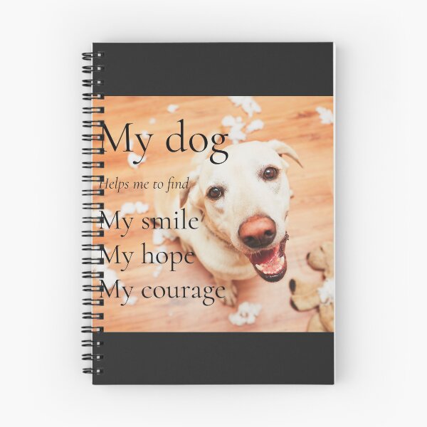 Item preview, DOGS SMILE HOPE COURAGE designed and sold by ARUN VASWANI.