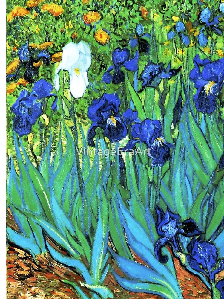 Thumbnail 4 of 4, iPhone Case, Van Gogh HDR Garden Irises designed and sold by VintageEraArt.