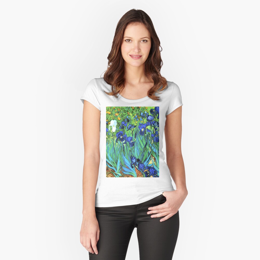 Item preview, Fitted Scoop T-Shirt designed and sold by VintageEraArt.