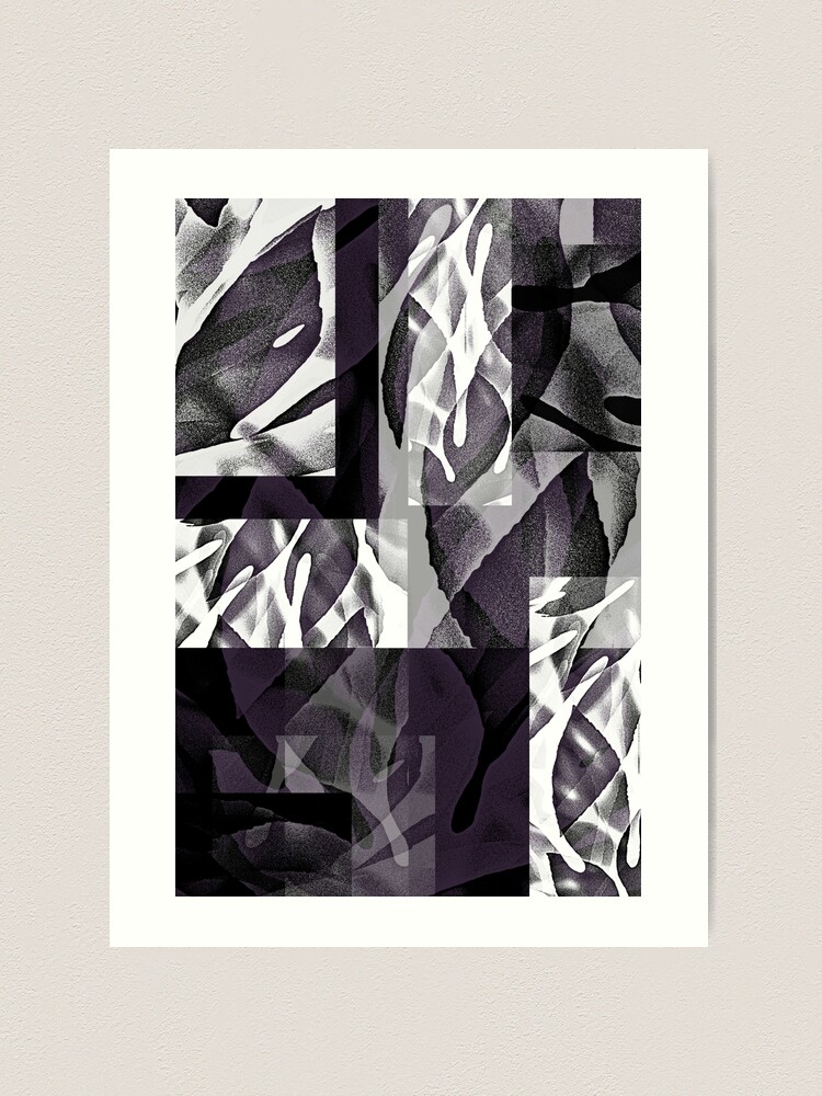 Alternate view of Fatsia Japonica Abstract by Jenny Meehan Art Print
