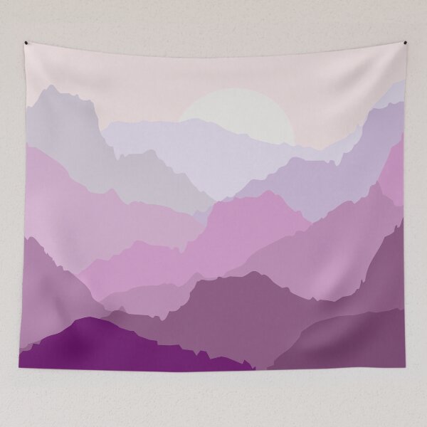 Item preview, Purple mountain sunrise designed and sold by BattaAnastasia.