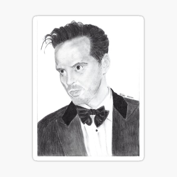 Vista previa del artículo con la obra «Andrew Scott», diseñado y vendido por Deelectableart.
