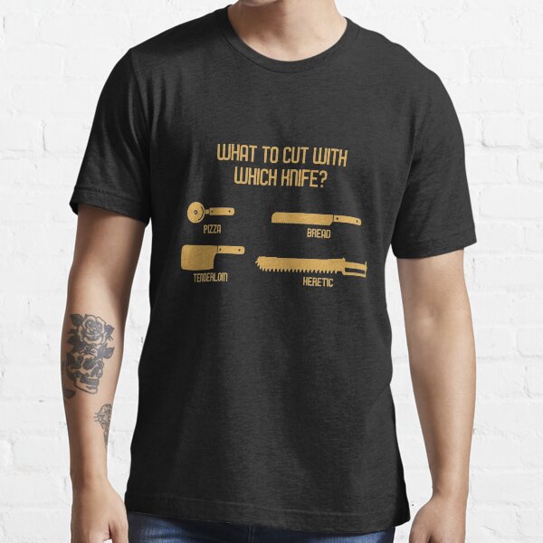 What to Cut with which Knife Funny Wargaming Meme Essential T-Shirt
