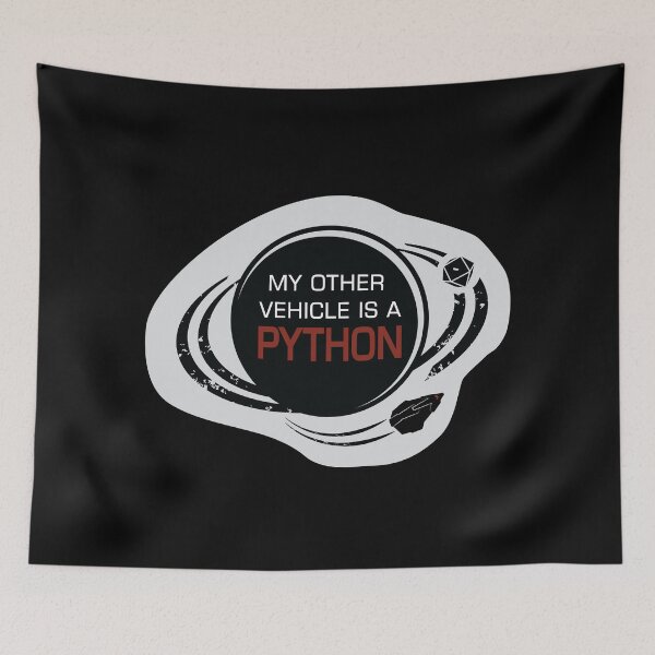 Item preview, MY OTHER VEHICLE IS A PYTHON designed and sold by Madjack Tees Kiwi SuperStore.