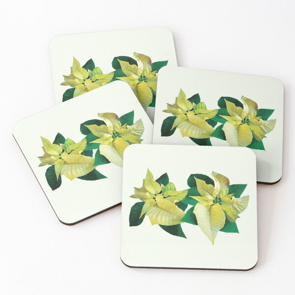 Item preview, Two Yellow Poinsettias designed and sold by Susan Savad.