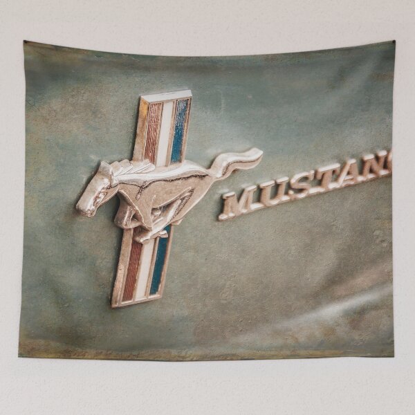 Item preview, green mustang emblem designed and sold by Nicole Bleck.
