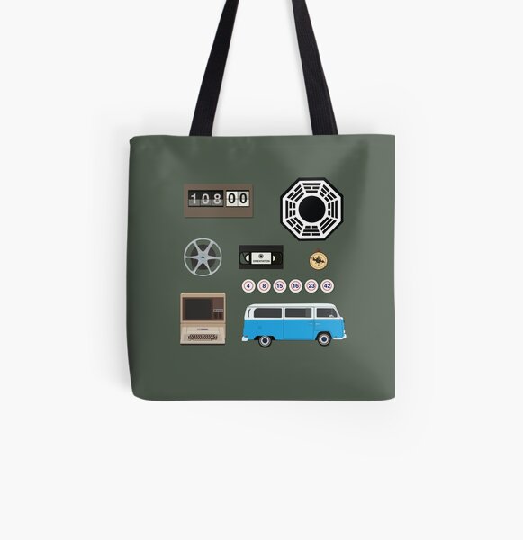 Logotipo de Dharma Bolsa estampada de tela