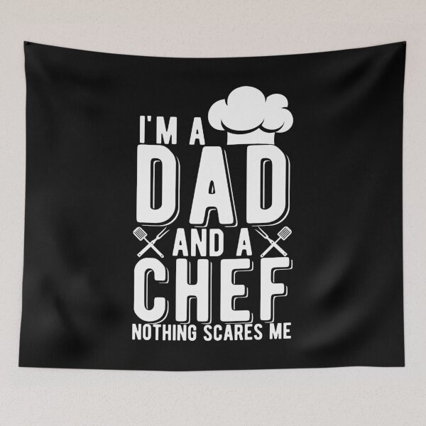 Item preview, I'm A Dad Chef Nothing Scares Me Head Cook Gift designed and sold by haselshirt.