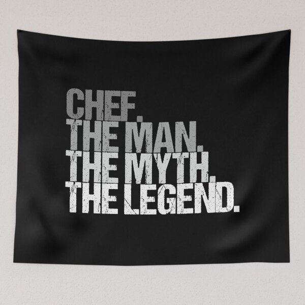Item preview, Chef The Man The Myth The Legend Gift Idea designed and sold by haselshirt.