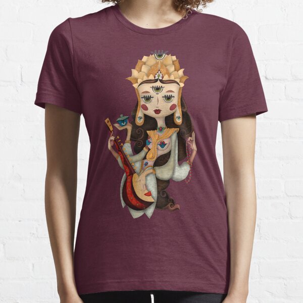 Diosa Sarasvati Camiseta esencial