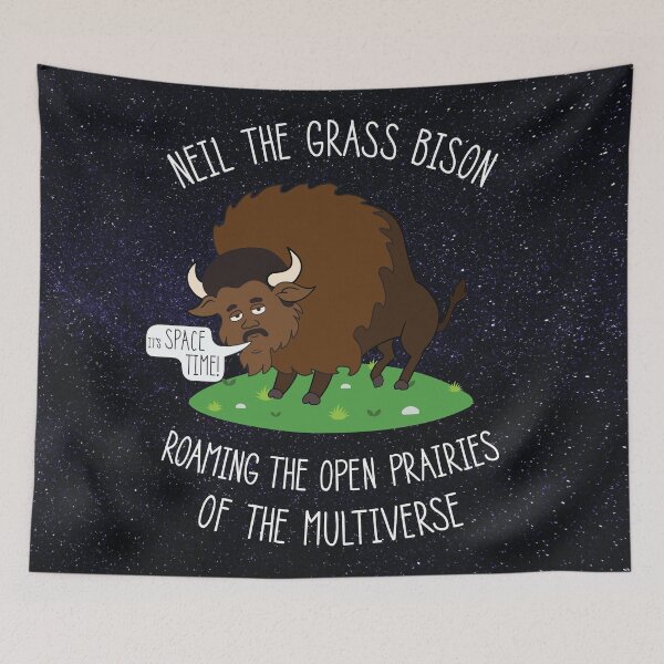 Item preview, Neil deGrasse Tyson & Neil the Grass Bison designed and sold by IncognitoMode.