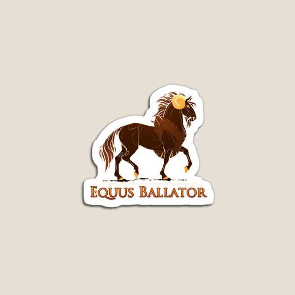 EquusBallator Logo Stickers Magnet