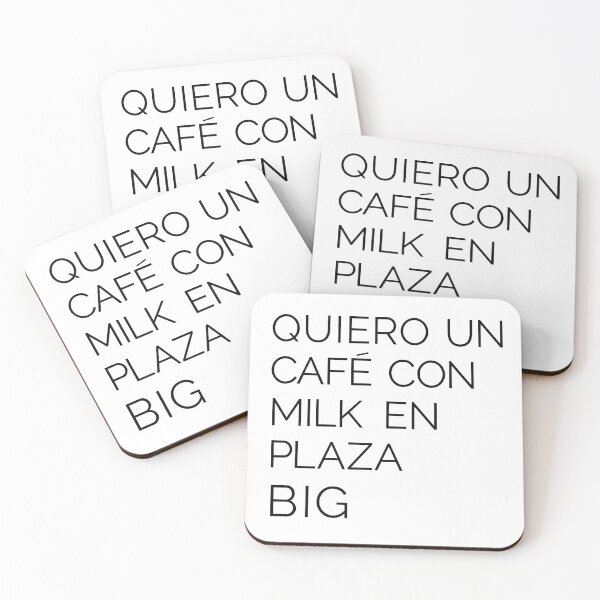 Item preview, Café con Leche en Plaza Big - Ana Botella designed and sold by IncognitoMode.