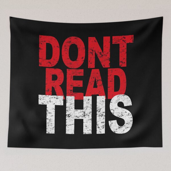 Item preview, Don't Read This designed and sold by SassyClassyMe.
