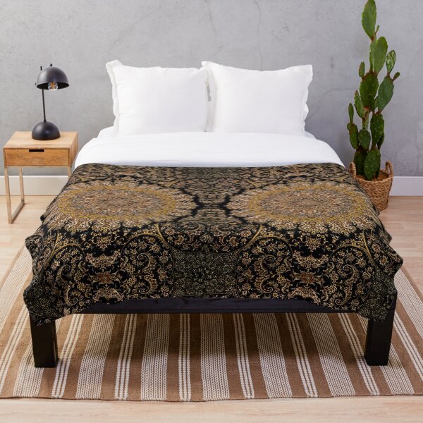 Royal Palace Persian rug Throw Blanket