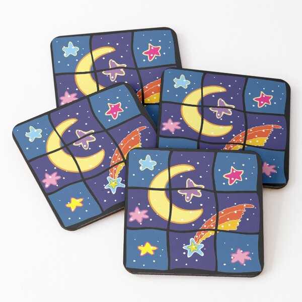 Item preview, Moon and Rainbow Shooting Star designed and sold by MurphyMorganGifts.