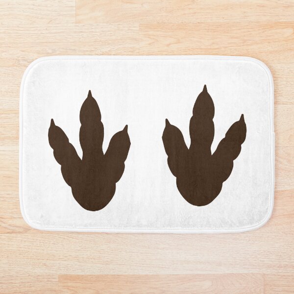 Dinosaur Feet Bath Mat