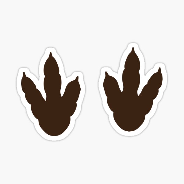 Dinosaur Feet Sticker