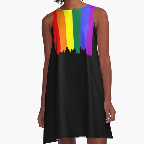 Item preview, LGBT Gay Pride Rainbow Drip Paint designed and sold by Ricaso.