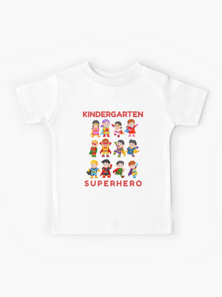 superhero kindergarten shirt