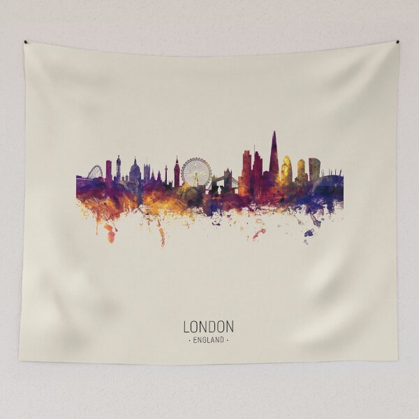 Item preview, London England Skyline designed and sold by ArtPrints.