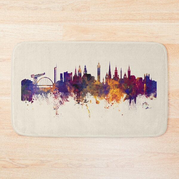Item preview, Glasgow Scotland Skyline designed and sold by ArtPrints.