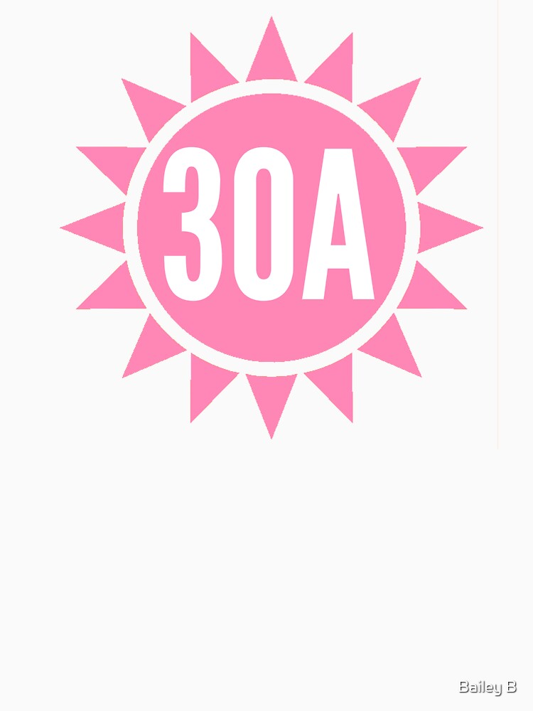 “30A Sun pink” T-shirt by baileybouk | Redbubble | seaside t-shirts