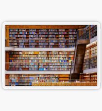 Pegatina transparente Biblioteca