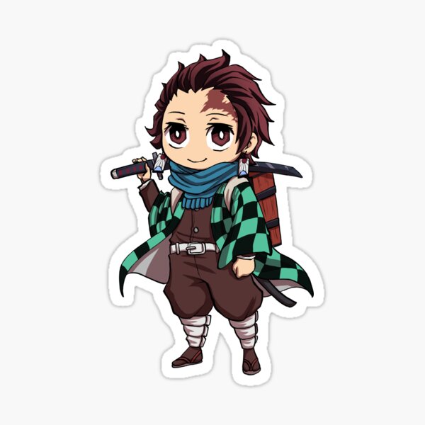 Tanjiro chibi Sticker.