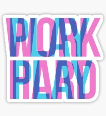 WORK PLAY Sticker