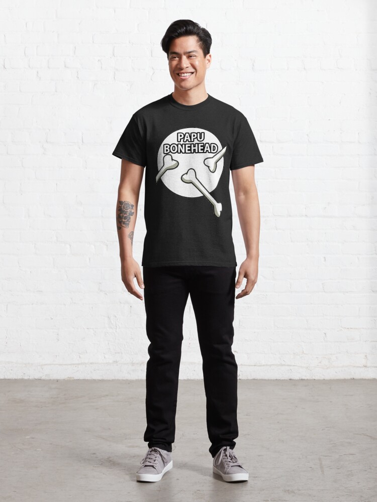 Alternate view of Papu Bonehead Design Classic T-Shirt