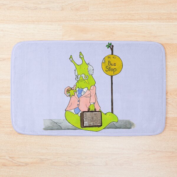 Item preview, Working Slug Bus Stop, painted artwork designed and sold by rootinspiration.