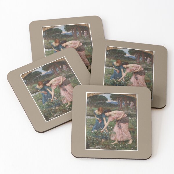 Item preview,  Gather Ye Rosebuds While Ye May  (1909) By J W Waterhouse designed and sold by knightsydesign.