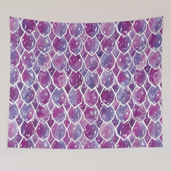 Item preview, Dragon Scales | Purple designed and sold by RebeccaFlaherty.
