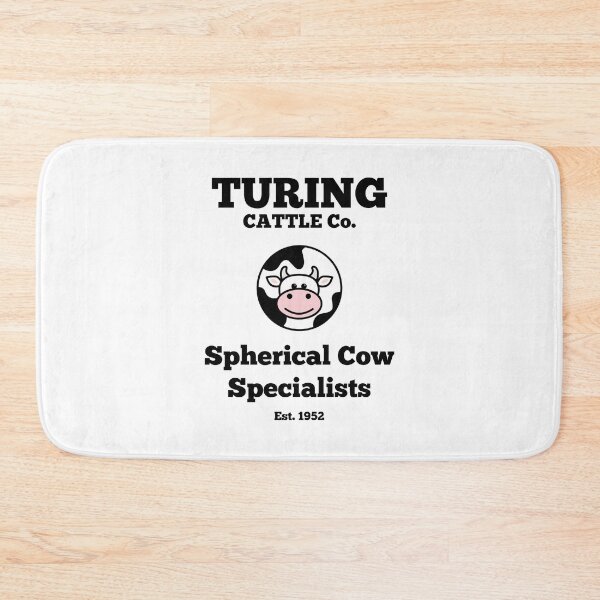 Item preview, Turing Cattle Co. Spherical Cow Specialists designed and sold by ilexdesigns.
