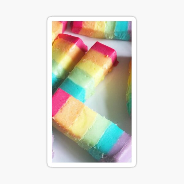 rainbow fudge Sticker