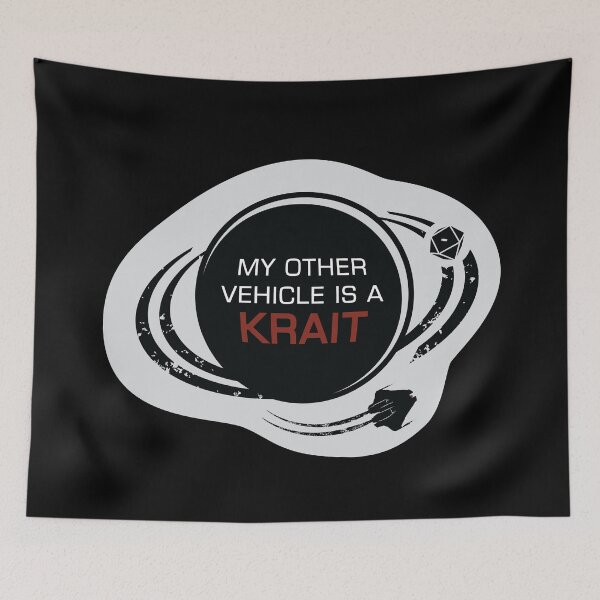 Item preview, ELITE DANGEROUS: MY OTHER VEHICLE KRAIT STICKER designed and sold by Madjack Tees Kiwi SuperStore.
