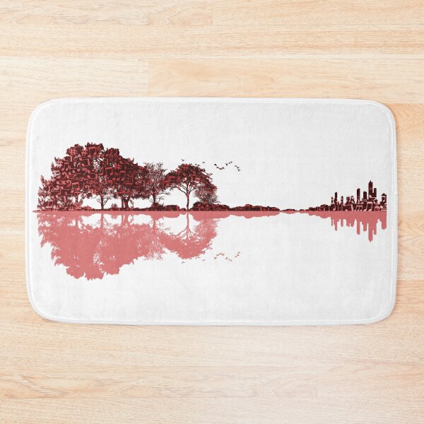 Item preview, Nature Guitar - Musical Notes - Red designed and sold by maryedenoa.