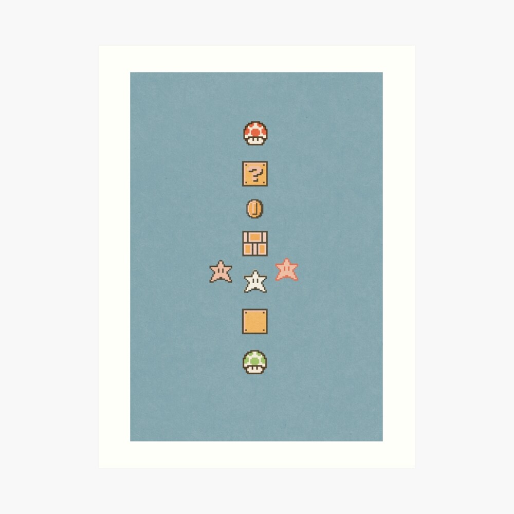 Super Mario Brothers Art Print