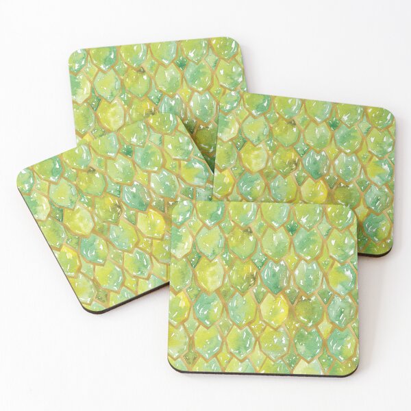 Item preview, Dragon Scales | Green and Gold designed and sold by RebeccaFlaherty.