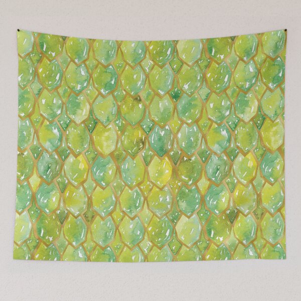 Item preview, Dragon Scales | Green and Gold designed and sold by RebeccaFlaherty.