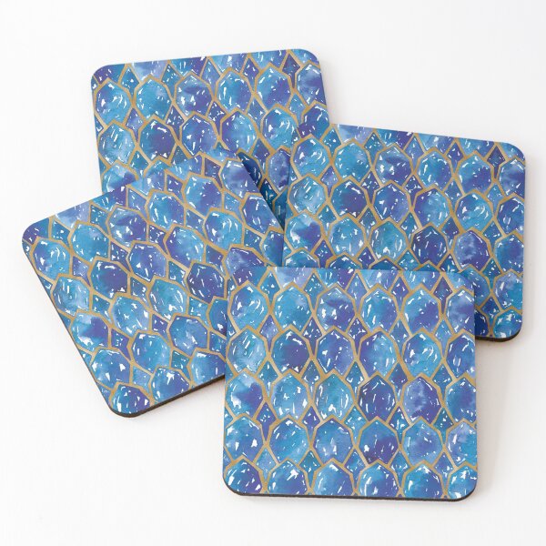 Artikelvorschau, Dragon Scales | Blue and Gold entworfen und verkauft von RebeccaFlaherty.